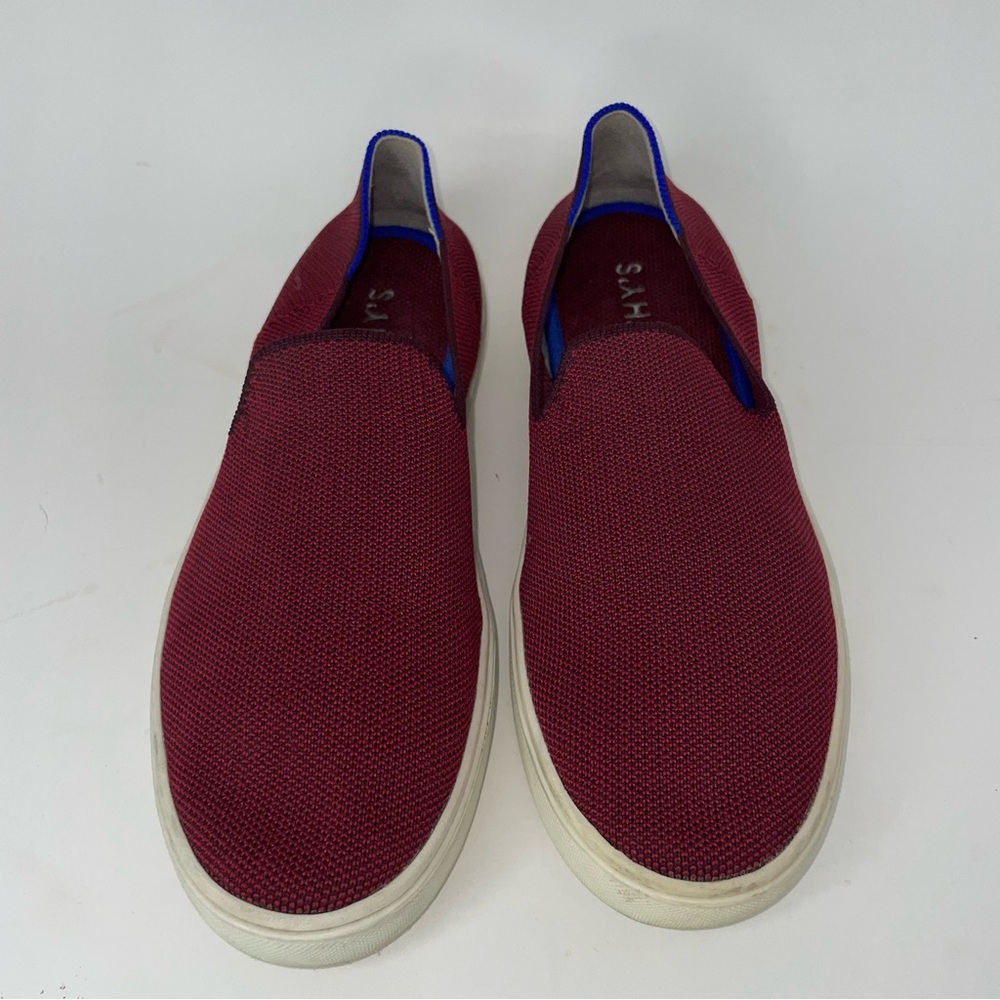 Rothy’s Red Maroon Slip On Sneakers Women’s Size 8.5 - Picture 13 of 13